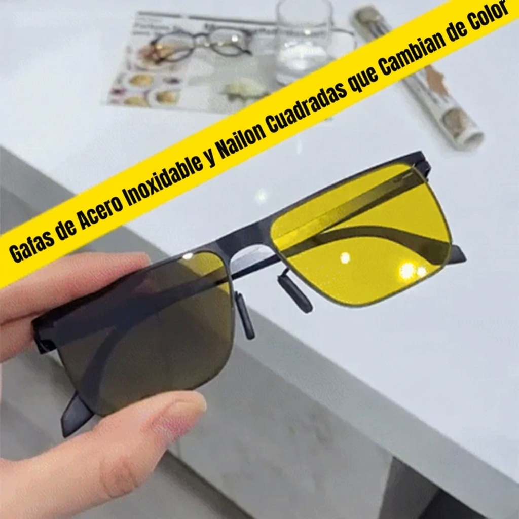 Gafas fotocromáticas de visión nocturna para conducción diurna y nocturna