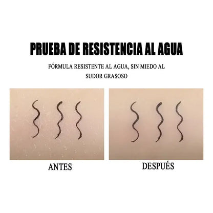 Delineador de ojos resistente al agua y a las manchas