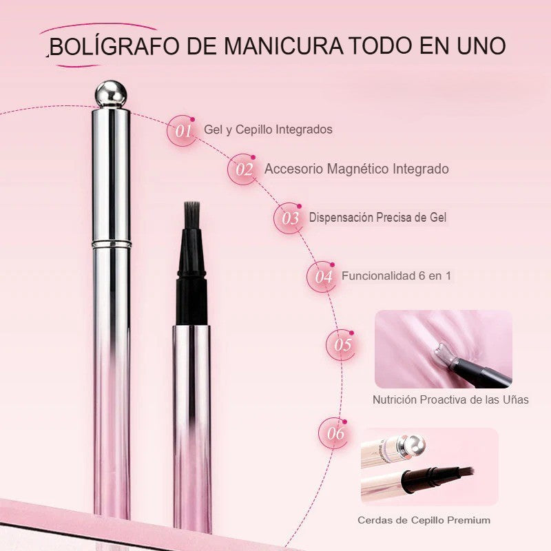 Lápiz Gel Cat Eye 6 en 1 con Efecto Magnético 3D