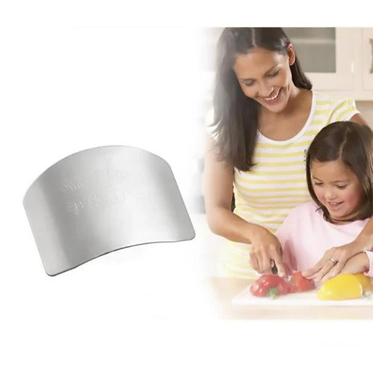 Protector de Dedos Acero Inoxidable Pack x2 - Evitá Cortarte al Picar