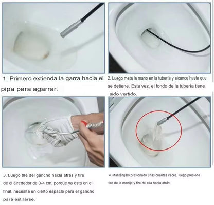 Gancho Desatascador Sin Químicos